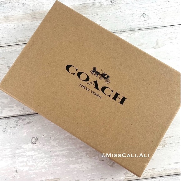 NWT COACH Dempsey Large Phone Wallet Signature Jacquard With Stripe & Patch - Picture 11 of 16